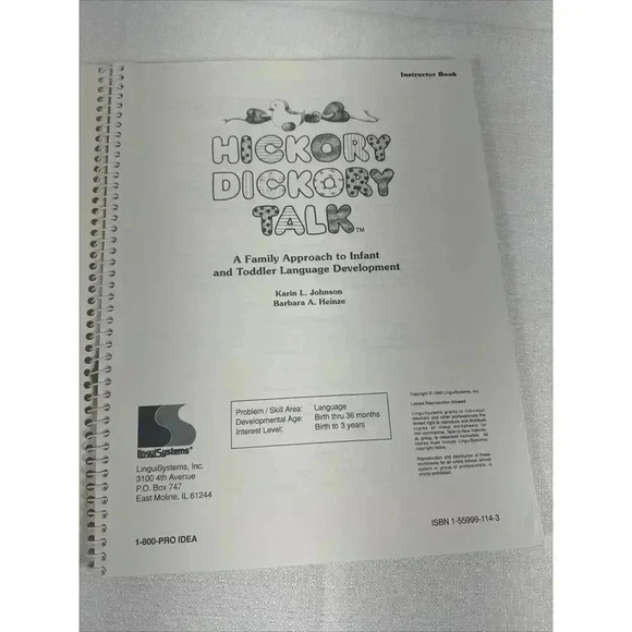 Hickory Dickory Talk‎ INSTRUCTOR Book - Picture 4 of 8